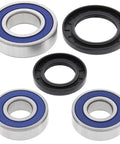 Rear Wheel Bearing Kit For Triumph Tiger 1050 2007-2012 Drop-In Replacement With ABEC 3 High Speed Bearings Dual Lip Seals Stainless Garter Spring