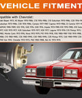 Mechanical Fuel Pump Replacement For GM Small Block 350 327 383 400 Engines Swap In For Chevrolet GMC Buick Cars And Trucks Fits Blazer C10 Suburban El Camino Impala And More, shown beside Chevrolet vehicle listing for compatibility.