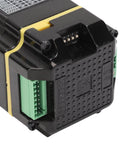 Close-up of Integrated Servo Stepper Motor with Closed Loop Controller and Driver showing connectors and details