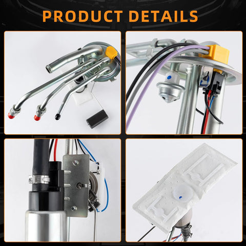 Electric Fuel Pump Assembly For Chevy And GMC Trucks 1996 1997 C1500 C2500 C3500 K1500 K2500 K3500 4.3L 5.0L 5.7L 7.4L