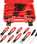 11 Piece Snap Ring Pliers Set With Straight And Bent Retaining Ring Pliers Long Reach Pliers With Hook And Pick For Circlip Removal