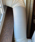 Installed Portable Air Conditioner Exhaust Hose With 5.9 Inch Diameter And 90 Inch Length, Anti Clockwise Thread