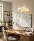 Good Vibes Neon Sign LED Wall Decor With Warm White Glow for living room and weddings Boho minimalist modern farmhouse backdrops USB.