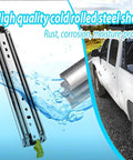 Heavy Duty Locking Drawer Slides 32 Inch Full Extension Ball Bearing Side Mount Glides with cold rolled steel image