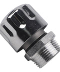 Get Your Gear Oil Breather Cap Reducer Set With Built-in Filter For Hydraulic Tanks And Coolant Reservoirs, silver steel cap and threaded design.