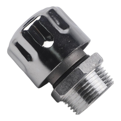 Get Your Gear Oil Breather Cap Reducer Set With Built-in Filter For Hydraulic Tanks And Coolant Reservoirs, silver steel cap and threaded design.
