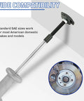 Rear Axle Bearing Remover Puller Slide Hammer Set Built Tough for Auto Repair 3 Piece Kit With Three Sizes for Easy Bearing Extraction