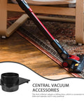Vicasky Heavy Duty Plastic Dust Collector Gate 100Mm Diameter Sliding Valve Blast Damper For Vacuum Cleaner Systems installed on wooden floor.