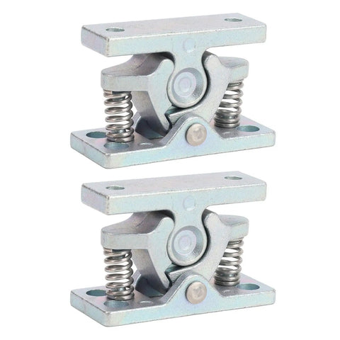 Heavy Duty Double Roller Door Catch For Rv And Trailer Secure Spring Loaded Zinc Alloy Stopper with springs details visible.