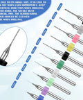 Micro twist bits from 59 Piece Hand Drill Bits Set With Pin Vise And Micro Twist Bits Including 10 Tungsten Carbide Bits