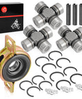 Front And Rear Propeller Shaft Bearing Carrier And Heavy Duty U Joint Kit For Ranger And RZR 570 900 1000 Series components