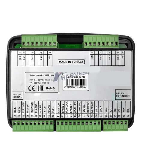 Manual And Remote Start Unit Controller For Generator Control Panel 1 Piece No Fuss Install Phase Angle Controller Ready Plug And Play Power Management For Home Or Portable Generators, DKG309-MPU module