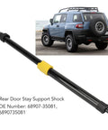 Tough As Nails Rear Door Stay Support Shock For FJ Cruiser 2007 To 2014, gas strut with yellow clamp, OE 6890735081.