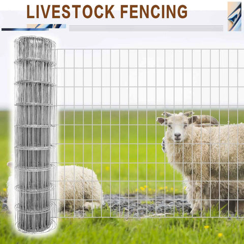 Heavy Duty Galvanized Welded Wire Fence Roll 4 Ft By 100 Ft With 2x4 Inch Mesh, 16 Gauge Hardware Cloth For Strong Backyard Protection And Poultry Netting, Garden Fence used around sheep