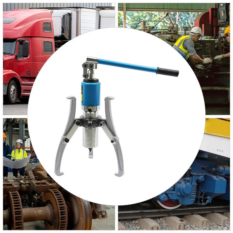 Heavy Duty Hydraulic Gear Puller Set 20T For Wheel Bearing Extraction Separator Kit Interchangeable Two Or Three Jaws Car Axles Hubs Rotors Pulleys Alloy Steel Machine Shop Tool For Pros Who Seek Reliable Performance On Any Job Site Today. 20T two-jaw hydraulic puller, alloy steel, for wheel bearings and hubs