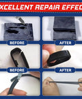 Repair results using 30g Black Adhesive For Shoes Metal And Plastic With Anti Clog Cap Waterproof And Heat Resistant Quick Bond For DIY