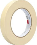 Tan General Purpose Masking Tape 18 Mm By 55 M With Crepe Paper Backing And Rubber Adhesive for woodworking and paint masking