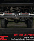 N3 Dual Steering Stabilizer for 07-18 Jeep Wrangler JK Improve Handling and Stability, Cut Bump Steer and Vibration
