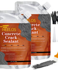 Two Pack Grey Self Leveling Concrete Crack Filler Sealant For Driveways Patios Sidewalks And Garage Floors DIY Friendly