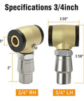 Beefed Up Three Quarter Inch Threaded Bushing Kit For Four Link Suspension With Adjustable Chromoly Polyurethane Bushings Includes Right And Left Hand Threaded Bushings And Hardware, 3/4 RH LH size