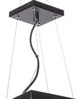 Hawk LED Pendant Light 15W Black Finish 3000K Soft White 90 CRI Dimmable 1190 Lumens Dope Sleek Contemporary Ceiling Fixture