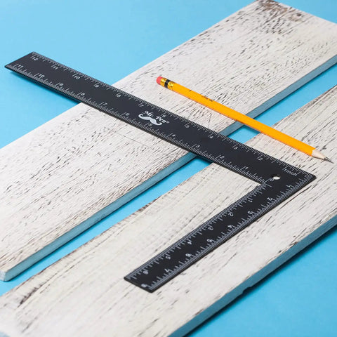Metal Carpenter Square Ruler L Shape Right Angle 8 By 12 Inch With Imperial And Metric Measurements One Sixteenth Inch Graduations