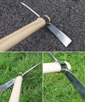 Stainless Steel Garden Hoe Pick With Double Headed Pickaxe 2 In 1 Multipurpose Mattock Hoe Garden Tool for Weeding on grass