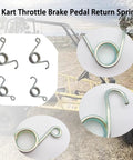 Go Kart Throttle And Brake Pedal Return Spring Set 9502 9503 for Older Manco and American Sportworks DIY Kar