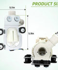 Washer Drain Pump Assembly 5859EA1004G Replacement for Kenmore Top Load Washers, white plastic pump, 5.9 in tall