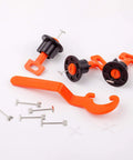 Professional Tile Leveling System Kit With 200 Tile Levelers 4 Handy Wrenches And 1000 2mm Spacers for precise grout lines
