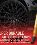 Gloss Black Wheel Scratch Repair Kit For Curb Rash And Scuffs, DIY Alloy Wheel Repair, Rim Paint Pen For Black Wheels