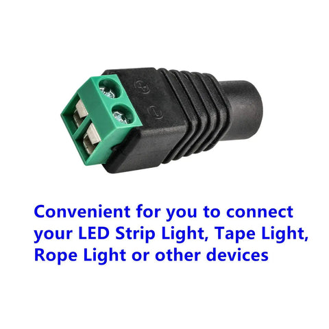 Connector for 12V 6A 72W AC Power Adapter With 5.5x2.5mm Tip For LCD Monitors And TVs, LED Strip Lights, and other devices.
