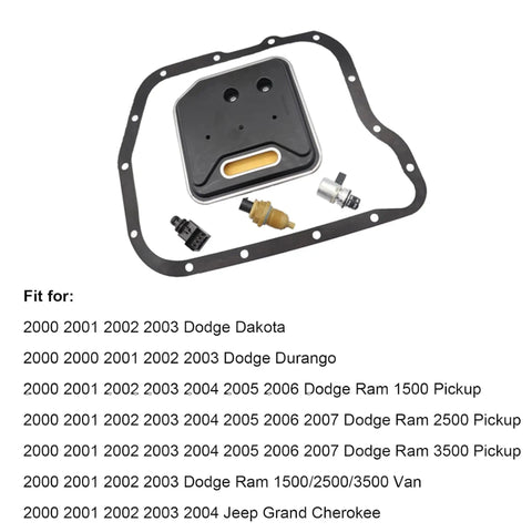 Transmission Governor Pressure Sensor Solenoid Transducer With Filter Gasket for Dodge Ram and Jeep models shown
