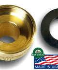 Vacuum Breaker Hose Adapter Turns An Anti Siphon Spigot Into A Straight Through Connection, Made In USA DIY Outdoor Plumbing Accessory