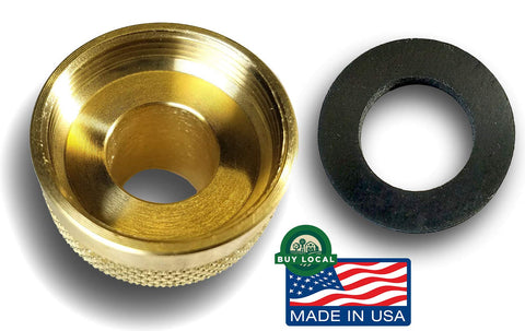 Vacuum Breaker Hose Adapter Turns An Anti Siphon Spigot Into A Straight Through Connection, Made In USA DIY Outdoor Plumbing Accessory