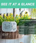 Hands Free Indoor Plant Waterer System For Fifteen Potted Plants Auto Drip Irrigation Kit With Programmable Timer Display