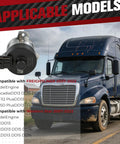Bulletproof Fuel Meter Quantity Control Valve Pump Metering Unit For Freightliner Cascadia DD13 2007 to 2022 shown from side.