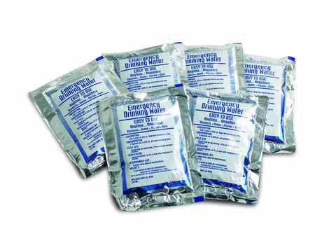 Grab And Go Emergency 3 Day Food And Water Kit For One Person With Thermal Blanket Coast Guard Approved 5 Year Shelf Life Portable Survival Pack For Home Office Or Car In Brown Box emergency water packets