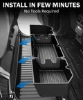 Under Seat Storage Organizer For Honda Ridgeline 2017-2026 Crew Cab Custom Fit Rear Underseat Box With Dividers Heavy Duty Waterproof