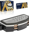 Real Deal Direct Replacement Hvac Blower Motor Resistor For Cars with 2 hole bolt, 2 plus 4 blade terminals in black