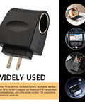 220V To 12V AC DC Converter Wall Outlet Cigarette Lighter Adapter Built Tough No Sweat plug and play voltage step down module for car.