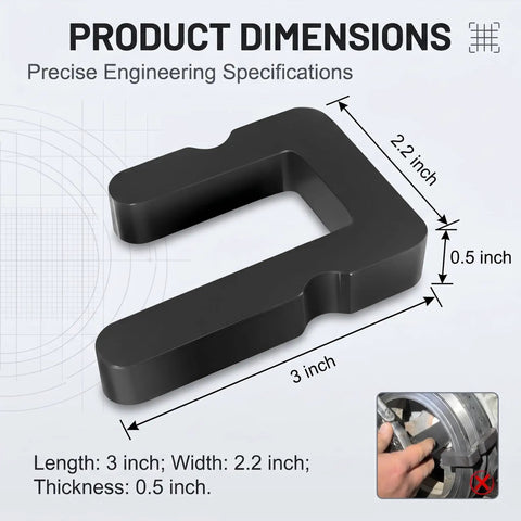 U Shape Stretch Belt Removal Tool For GM 5.3L And 6.2L Engines Rust Resistant Serpentine Belt Tensioner Wrench For Air Conditioning And Main Drive Pulleys Replacement 59560 Real Deal Grip Heavy Duty Car Belt Tool, 3 x 2.2 x 0.5 inch