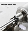 Close-up of Built To Last Aluminum Alloy Automatic Door Closer With Adjustable Buffer Force For Up To 35 Kg Doors showing mechanism