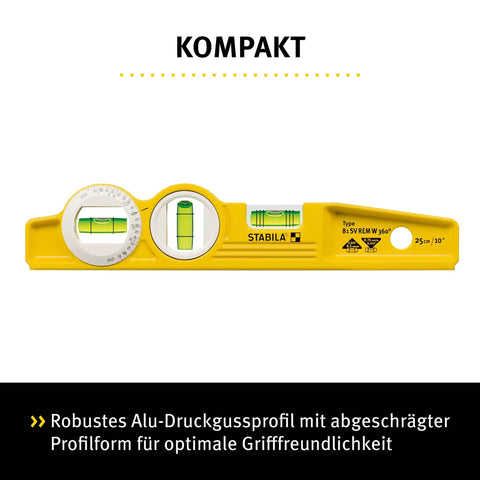 Heavy Duty Torpedo Spirit Level With Knockout Rare Earth Magnet And Carry Bag A Real Job Site Beast Built From Solid Aluminum Rotatable Vial displayed on a white background.