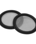 Two 1.5-inch EPDM sanitary tri-clamp gaskets with stainless 60-mesh screen.