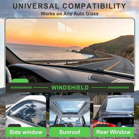 Fast Windshield Repair Kit For Cars With 20 Minute Cure No Tools Required Fix Glass Cracks Universal Compatibility Image