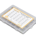Plastic case of Over 884 Piece Stainless Steel Bolts Nuts Washers Wrench Set M2 M3 M4 M5 Durable Hardware Kit