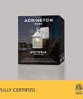 Victoria Collection 1-Light Traditional Outdoor Wall Sconce With Seeded Glass And Dual Built-In GFCI Outlets box