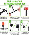 Installation guide for 656 Ft Drip Irrigation Kit With 1 Quarter Inch Tubing And 274 Accessories DIY Ready For Greenhouse