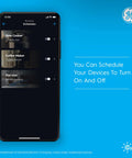 App interface demonstrating remote scheduling of devices using Smart Plug Indoor Bluetooth And Wi Fi Outlet Socket Works With Alexa And Google Assistant Plug And Play Setup With Hands Free Voice Control Easy App Control And Remote Scheduling Turn Any Lamp Or Device Smart Home Gift For Dad And Tech Lovers.